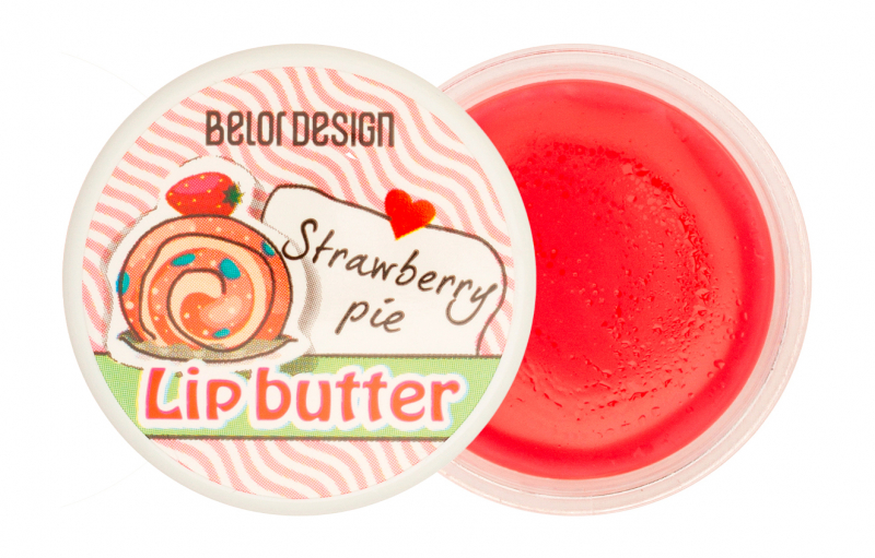BelorDesign Strawberry Pie Lip Butter Масло для губ с клубничным вкусом