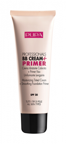 Pupa BB Cream+Primer Oil Free SPF 20 Легкий увлажняющий BB-крем для всех типов кожи | 01