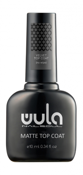 Wula Nailsoul Matte Velvet Top Coat&nbsp;Матовое топовое покрытие для гель-лака
