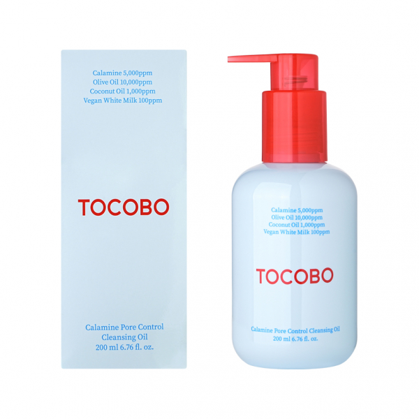 Гидрофильное масло для лица `TOCOBO` с каламином 200 мл